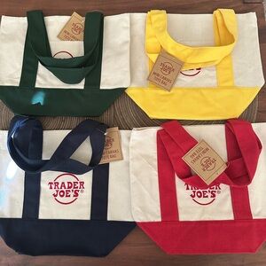 Mini Trader Joe’s canvas bags